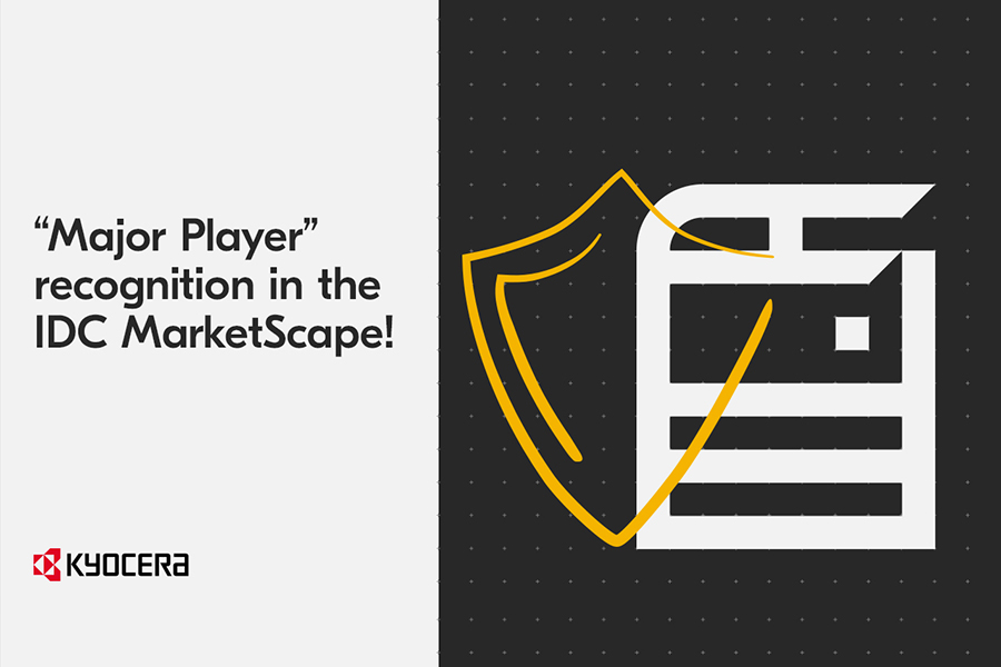 Kyocera nominalizată ca “Jucător Major” în raportul IDC MarketScape 2019-2020